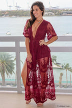 Boho Lace Stylish Maxi Dress