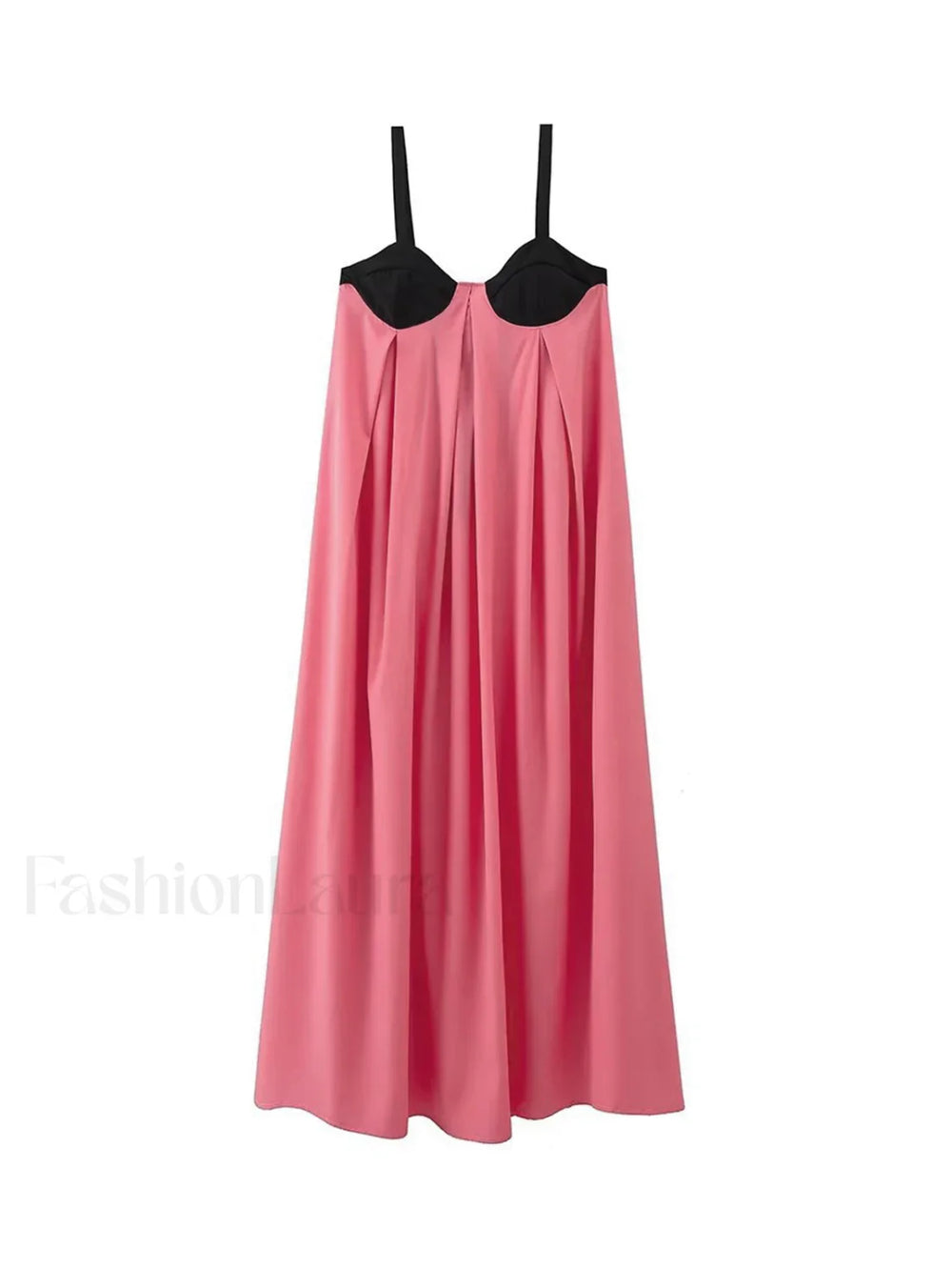 Bra Splicing Halter Strap Long Dress Dresses