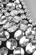 Brisbane Rhinestones Stylish Embellished Mini Dress