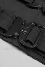 Buckle Detail Top Charming + Skirt Set