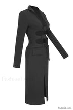 Buckle Detail Top Charming + Skirt Set