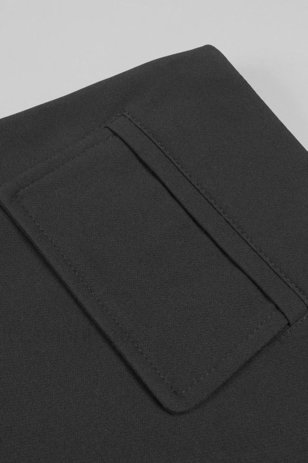 Buckle Detail Top Charming + Skirt Set