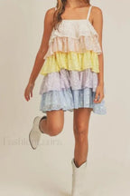 Buddy Love Disco Charming Tiered Sequin Dress