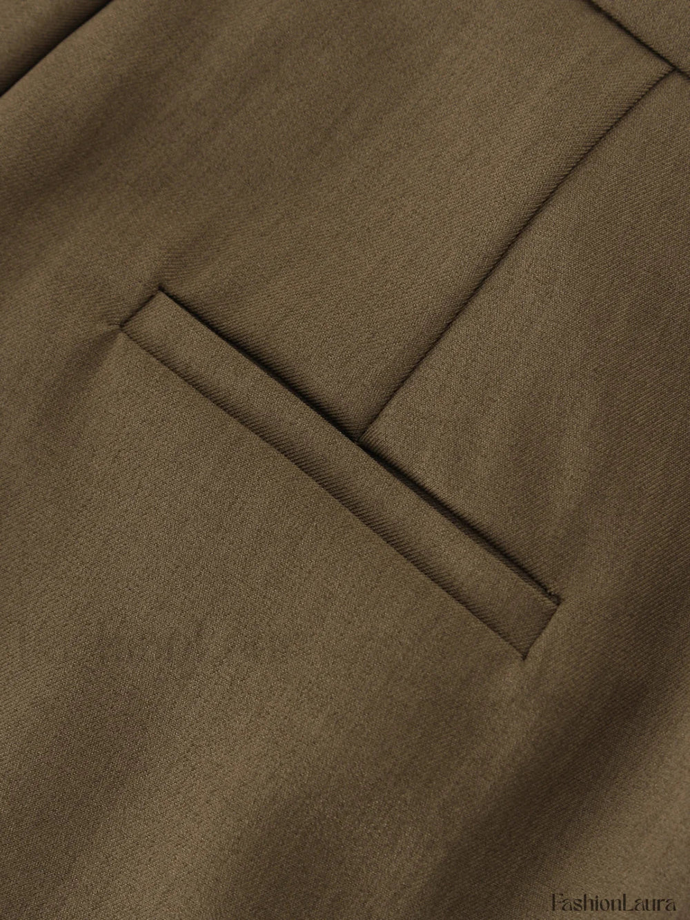 Business Casual Belted Trendy Straight Leg Dress Pants Pants