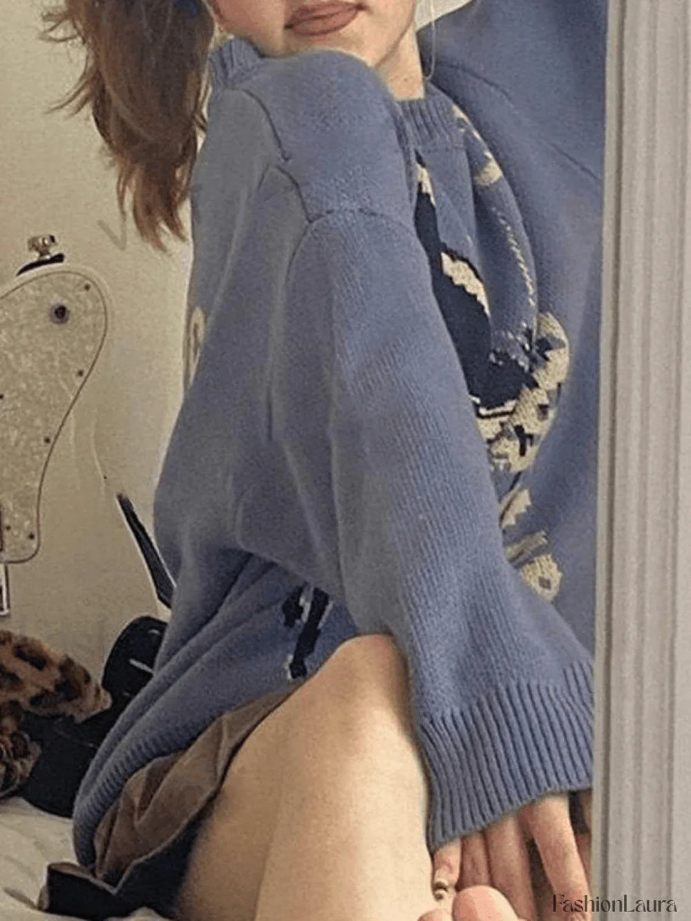 Butterfly Jacquard Sweater Sweaters