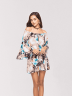 JuliaFashion - 2024 Take It Easy Off The Shoulder Floral Dress