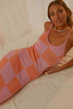 Cali Sweetheart Stylish Knit Maxi Dress