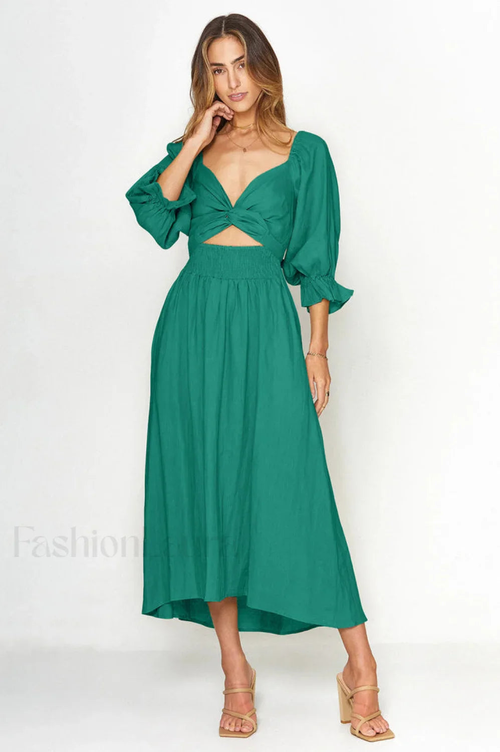 Call It Love Charming Two Way Dress S / Green