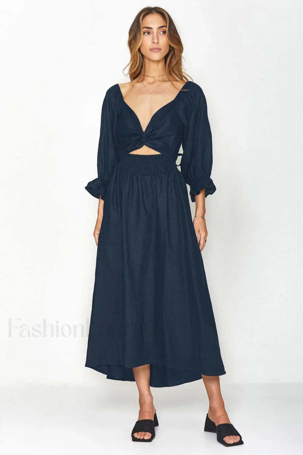 Call It Love Charming Two Way Dress S / Navy