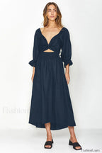 Call It Love Charming Two Way Dress S / Navy