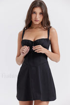 Carlotta Corset Stylish Mini Dress S / Black