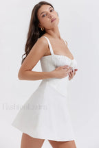 Carlotta Corset Stylish Mini Dress S / White
