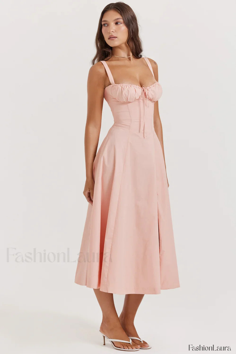 Carmen Pink Stylish Tunic Sundress