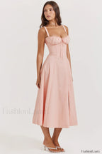 Carmen Pink Stylish Tunic Sundress