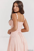 Carmen Pink Stylish Tunic Sundress