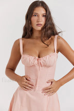 Carmen Pink Stylish Tunic Sundress