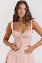 Carmen Pink Stylish Tunic Sundress