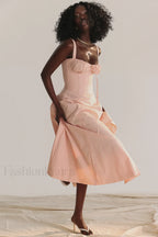 Carmen Pink Stylish Tunic Sundress