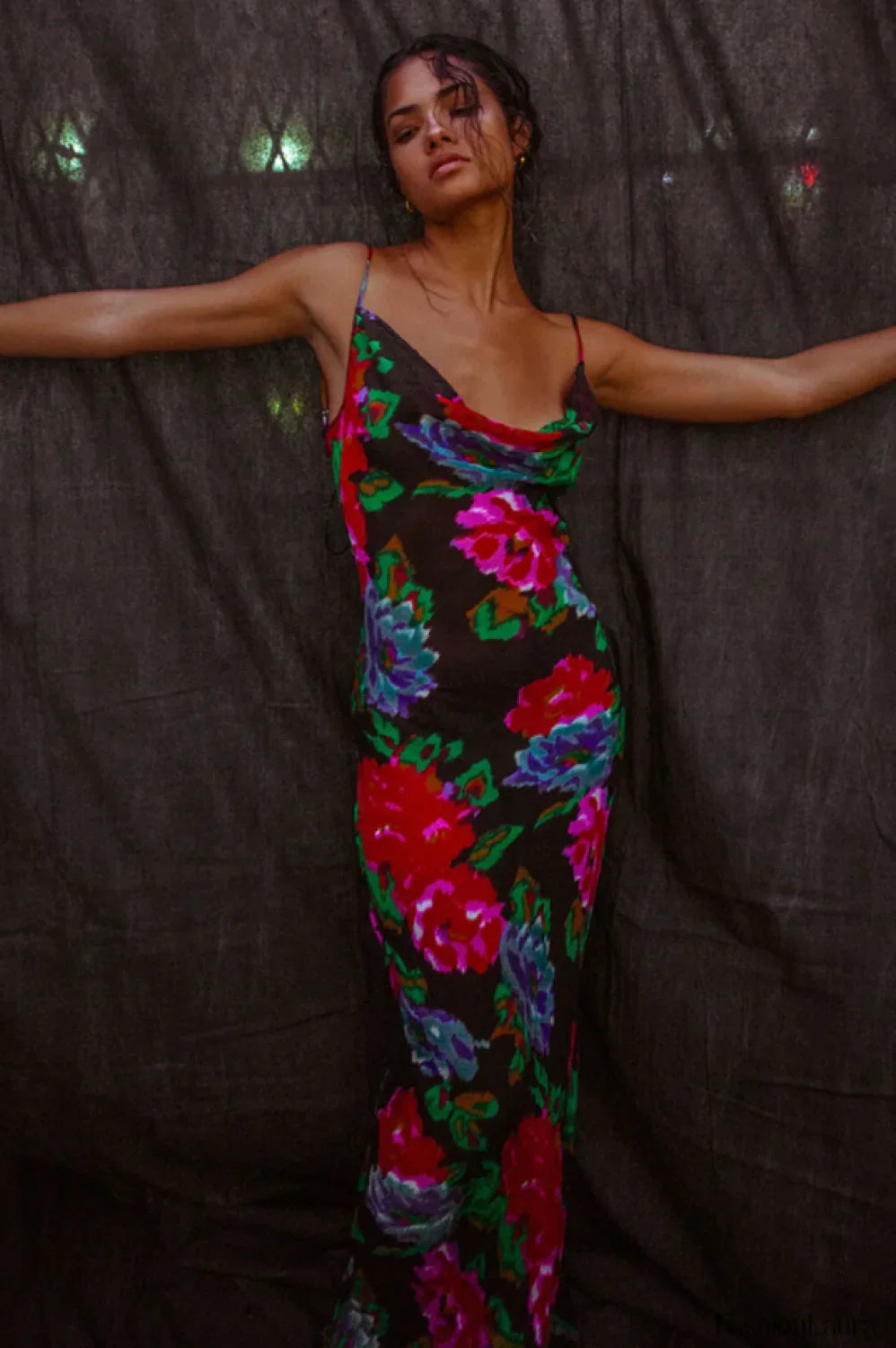 Casablanca Elegant Maxi Dress S / Floral