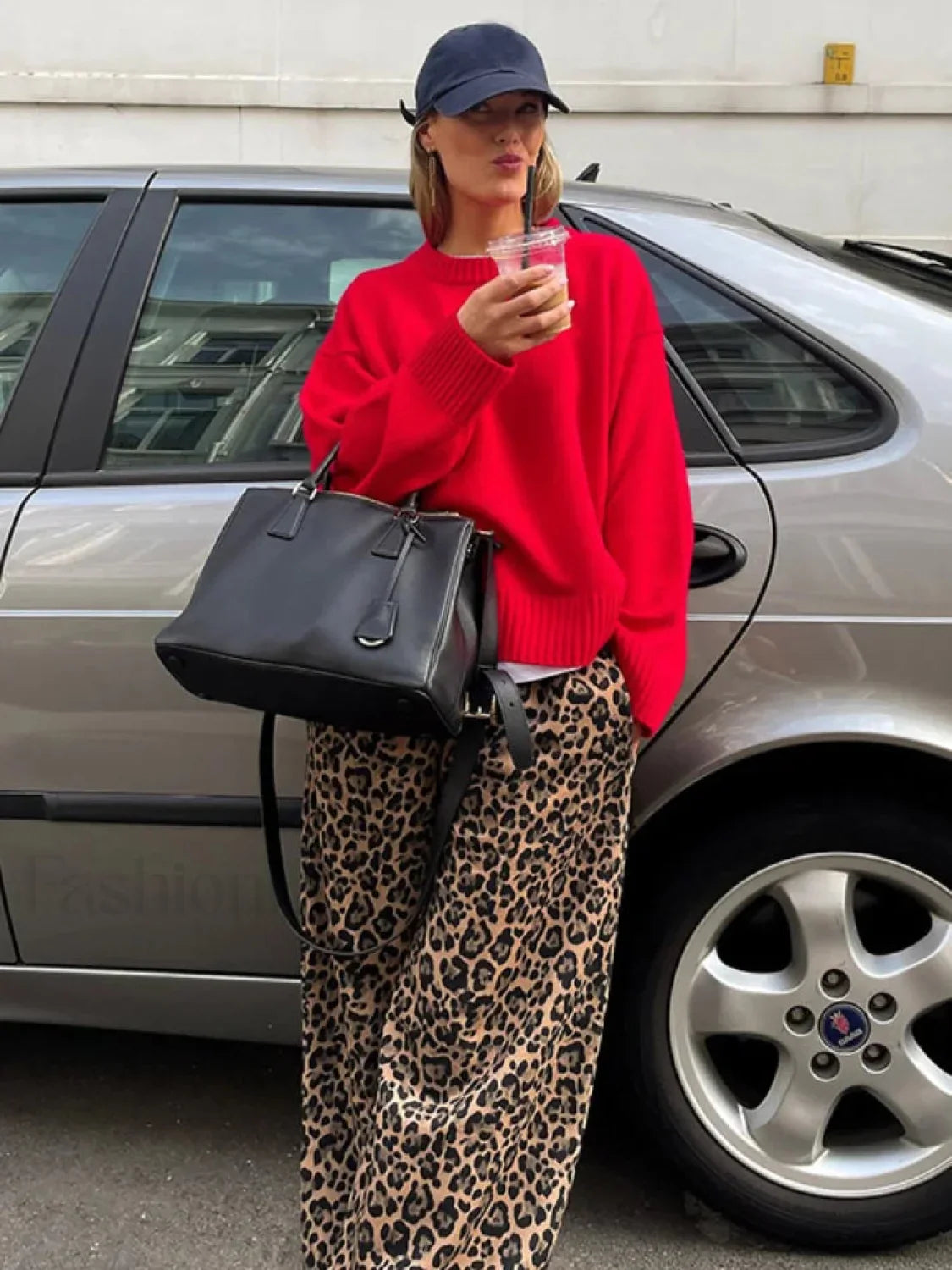 Casual Long Sleeves Loose Warm Christmas Sweater Burgundy / S Christmas Sweaters L