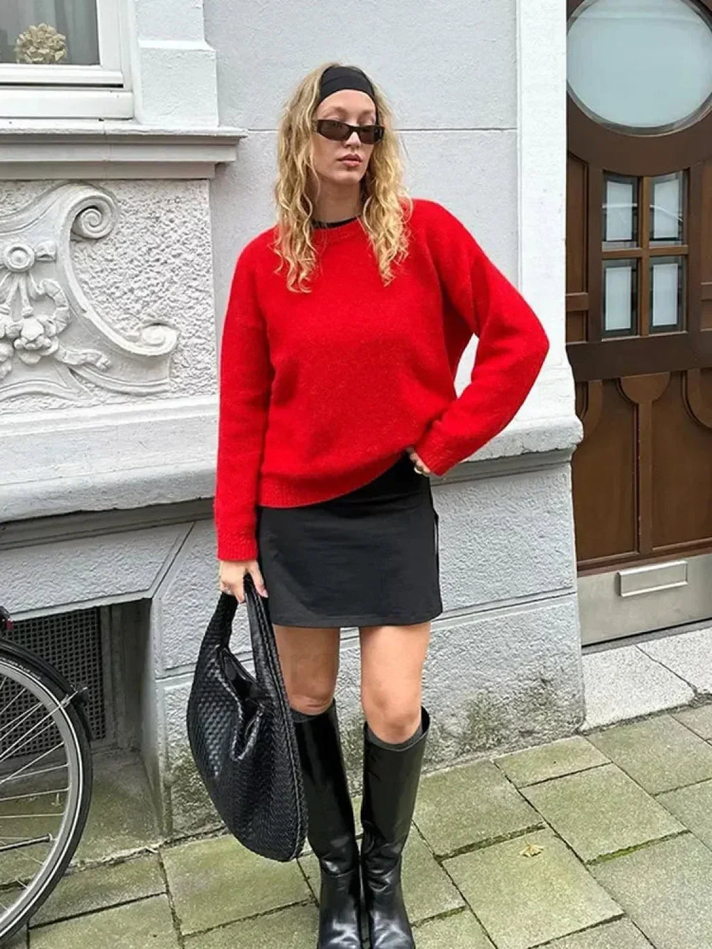 Casual Long Sleeves Loose Warm Christmas Sweater Christmas Sweaters L