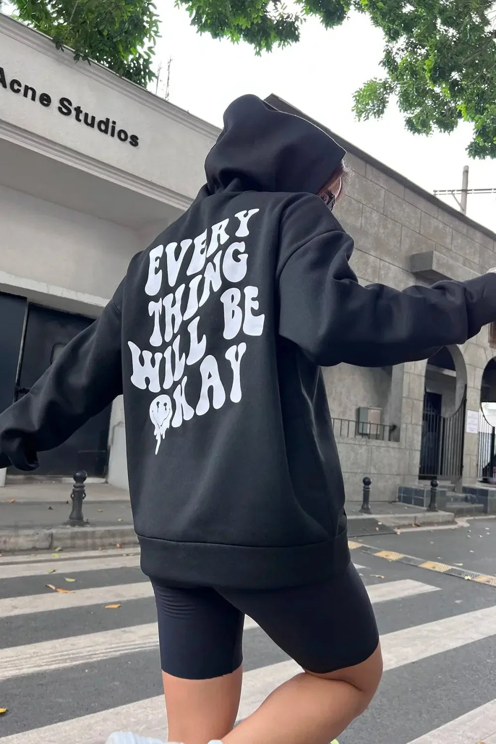 Casual Pocket Hooded Hoodie