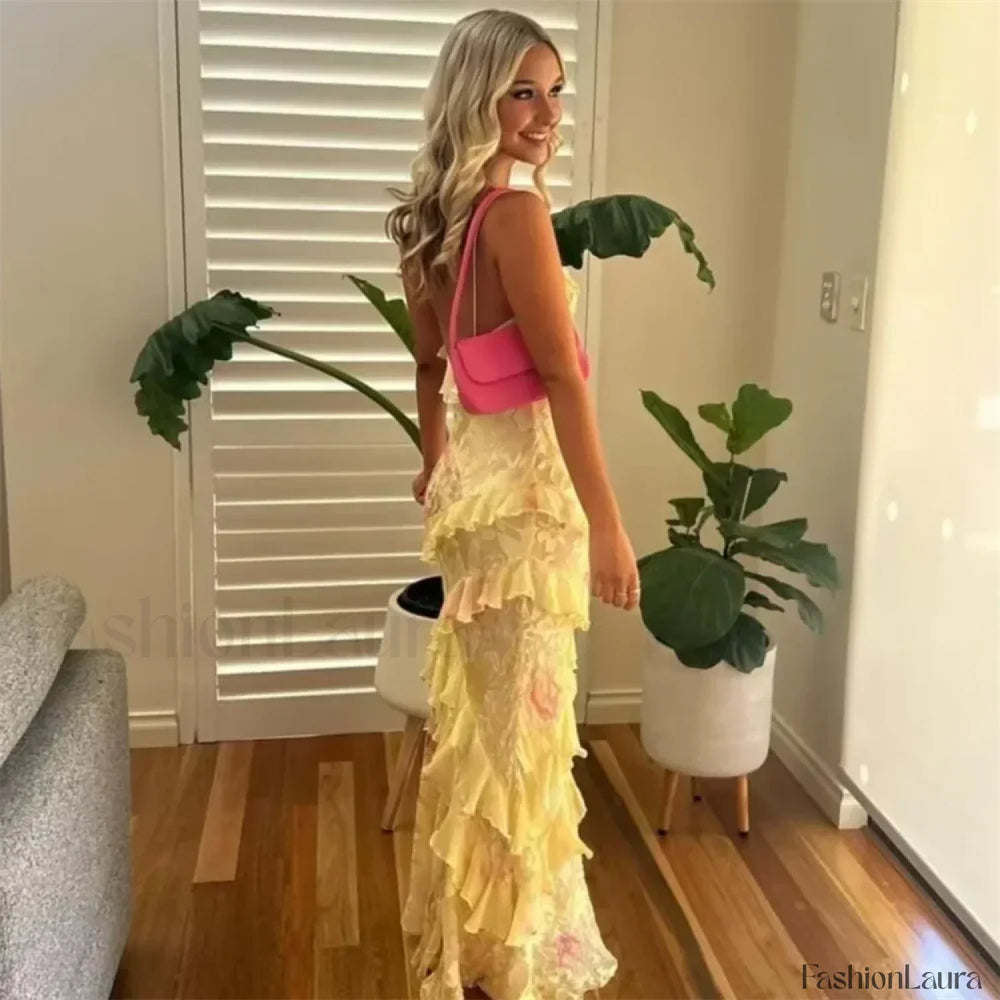 Casual Sling Floral Dress