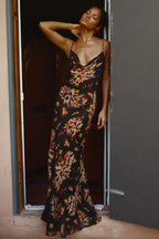 Catarina Elegant Maxi Dress S / Floral