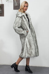 Extended Length Contoured Plush Overcoat