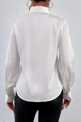 Ruffle Layered Long Sleeve Blouse