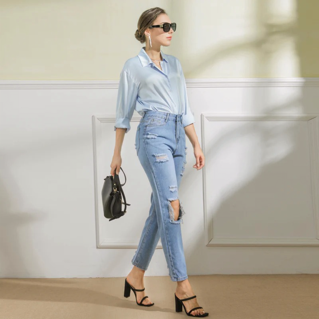 Julia Fashion - Fashion Rippde Jeans