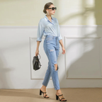 Julia Fashion - Fashion Rippde Jeans