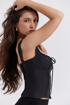 Chicca Blue Stylish Printed Top