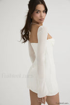 Chiffon Halter Stylish Mini Dress