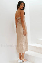 Chilling On My Charming Own Maxi Dress