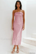 Chilling On My Charming Own Maxi Dress S / Blush