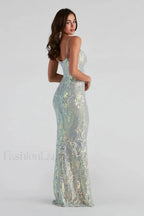 Christal Sequin Stylish Mermaid Formal Dress
