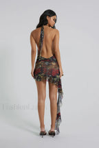 Cindy Plunge Stylish Mini Dress