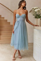 Cindy Tulle Stylish Midi Dress
