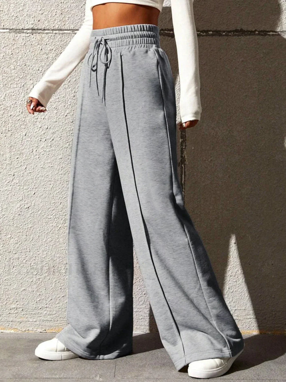 City Walk Graceful Wide Leg Sweatpants Sweatpants
