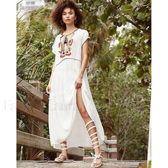 Colorful Tassel Short Boho Dress