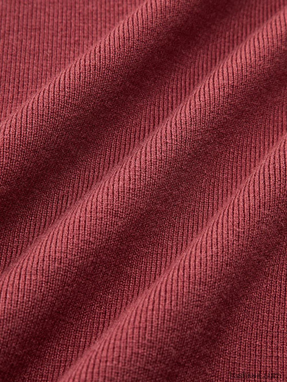 Contrast Ruffle Slim Dress Dresses