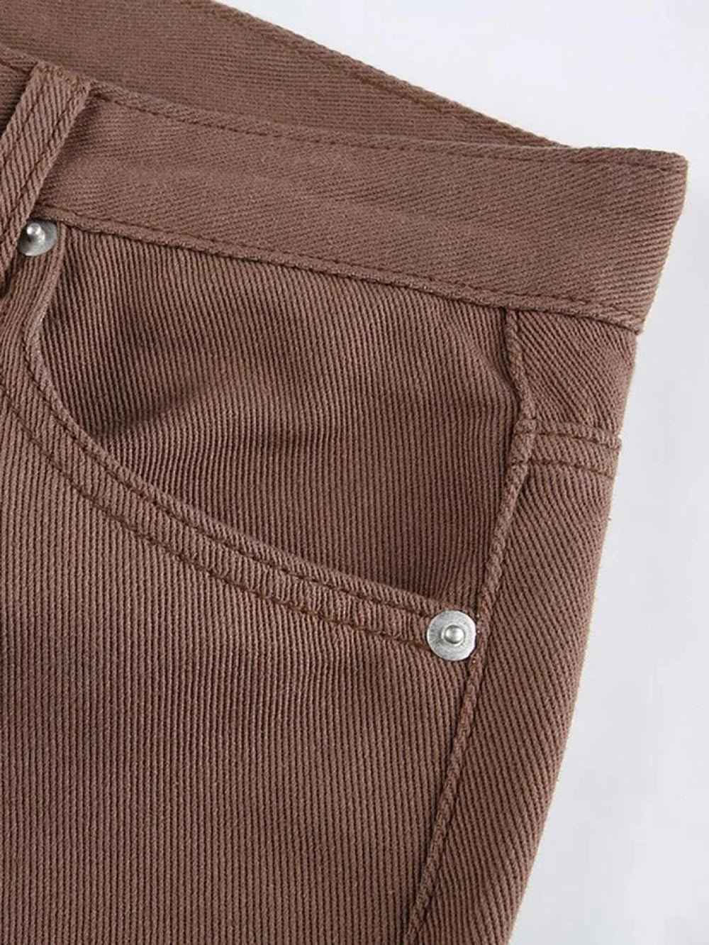 Corduroy Straight Leg Pants Pants