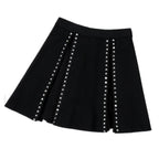 Cosplay Y2K High Waist Korean Style Pleated Mini Skirt for Girls BLACK / S