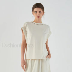 Cotton Blend Boutique Femme T Shirt