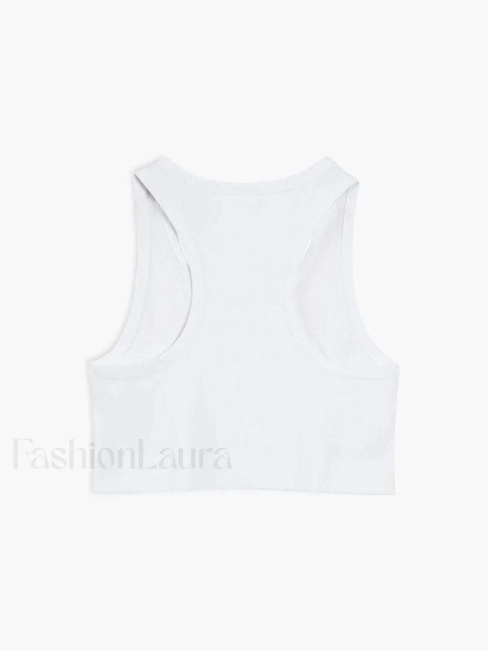 Cotton Blends Graceful Cropped Tank Top Tank Tops & Camis