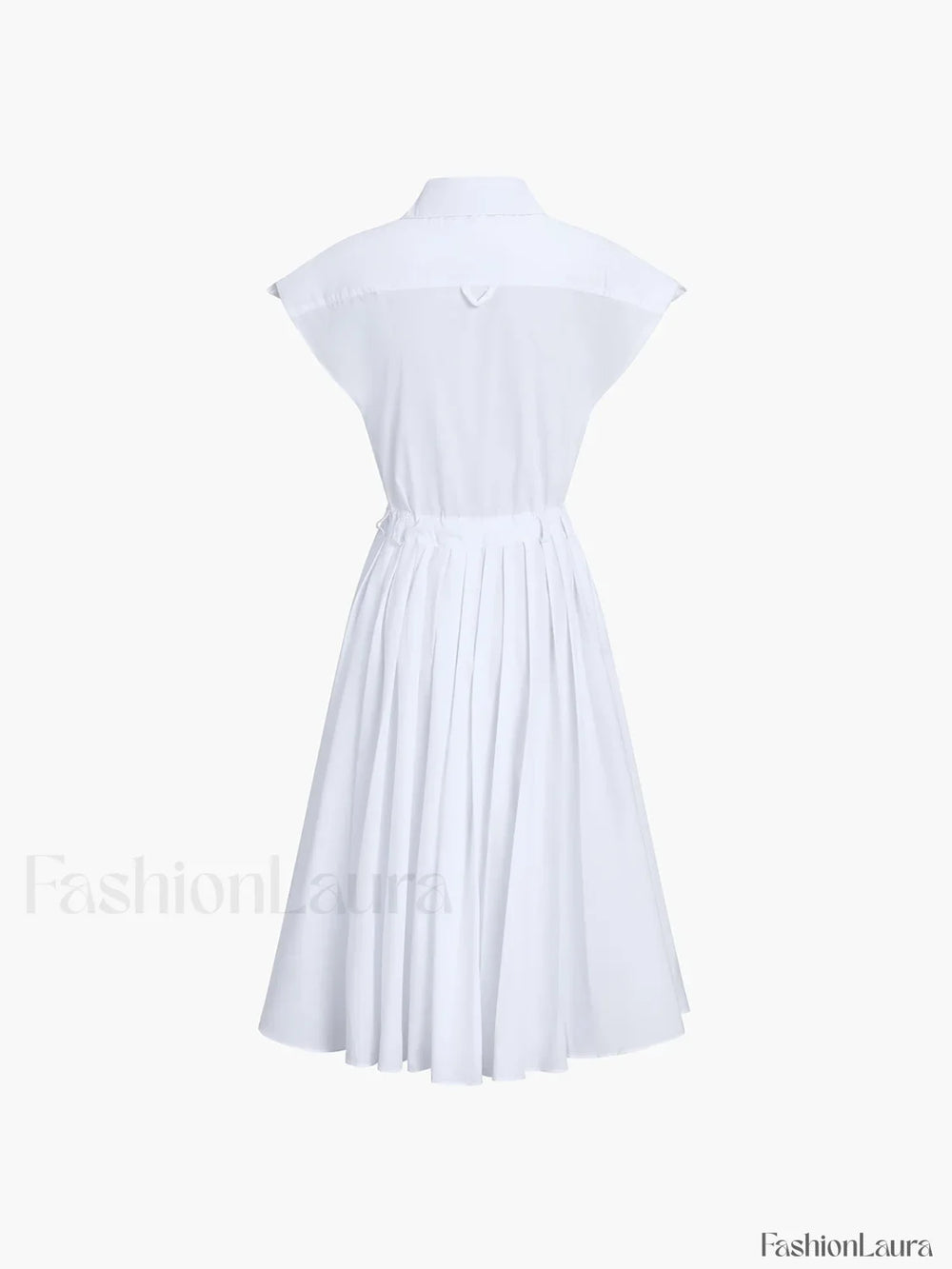 Cotton Blends Sleeveless Trendy Split Midi Dress Dresses