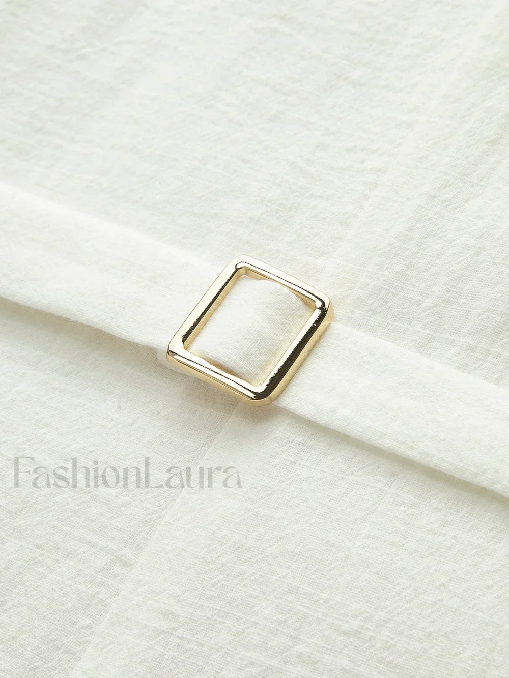 Cotton Button Front Short Dress Dresses