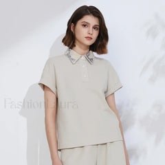 Cotton Summer Short Sleeved T Shirt