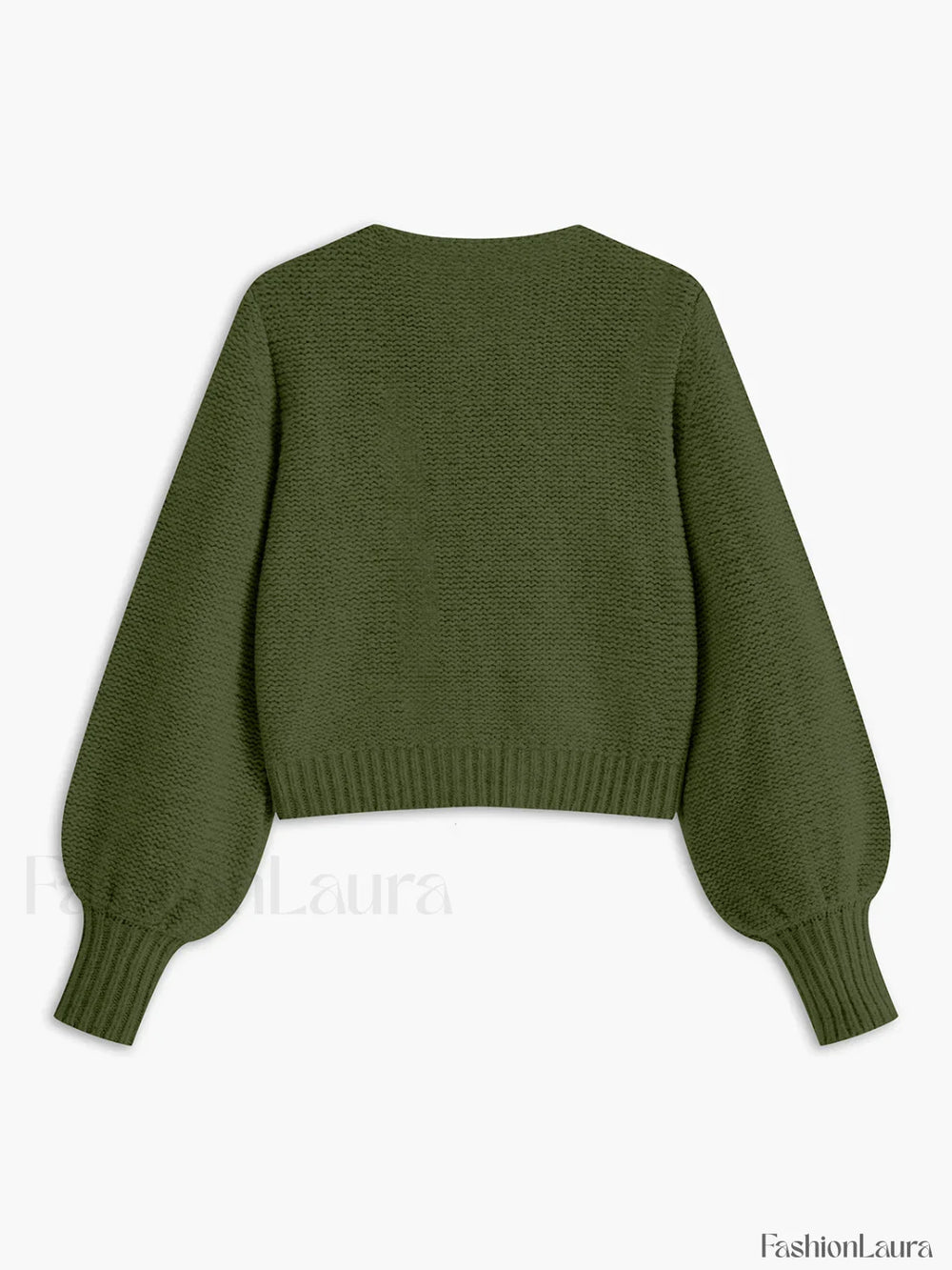 Crew Neck Bow Knit Top Knit Tops